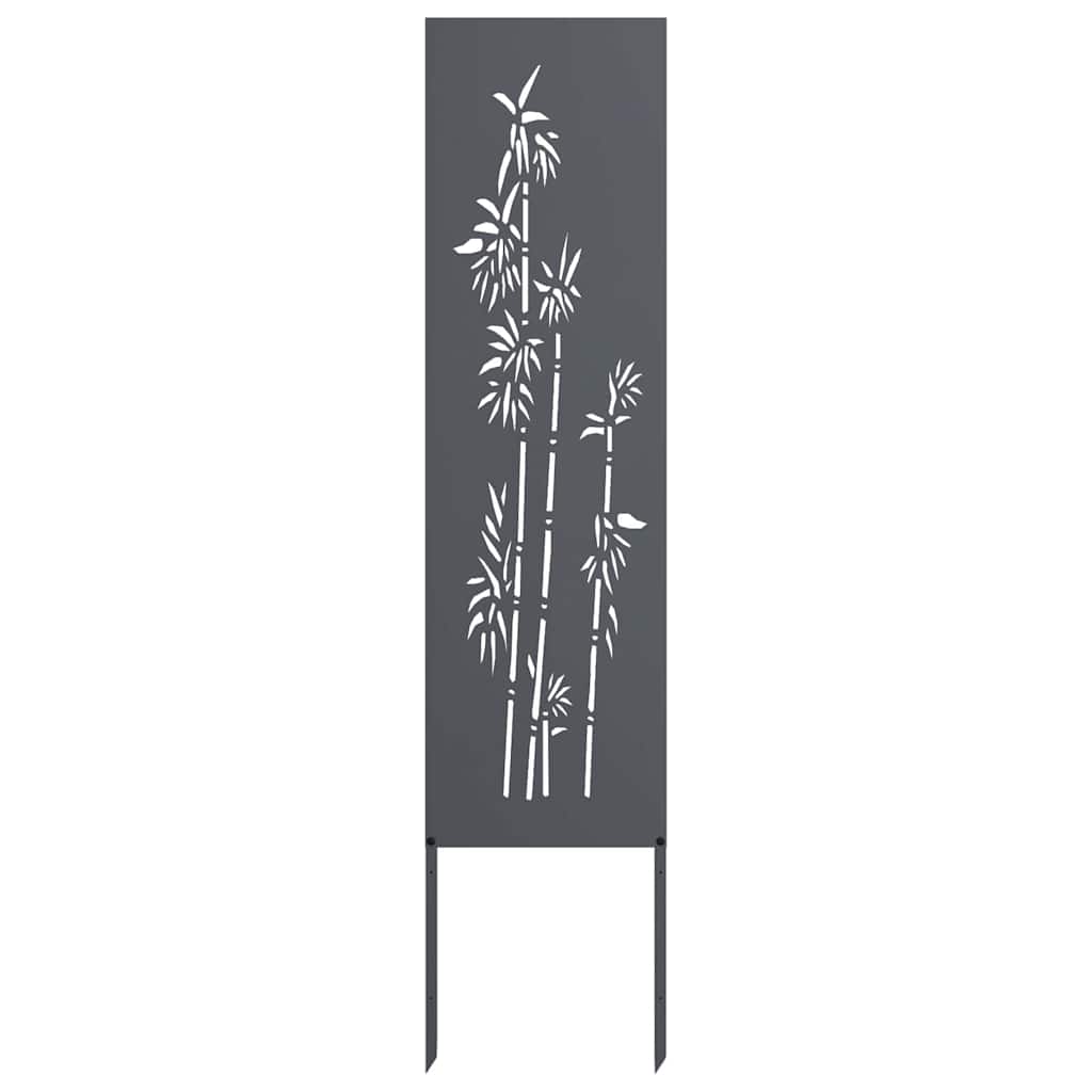 Vidaxxl brise-vue de jardin anthracite 32 x 140 cm acier laminé à froid