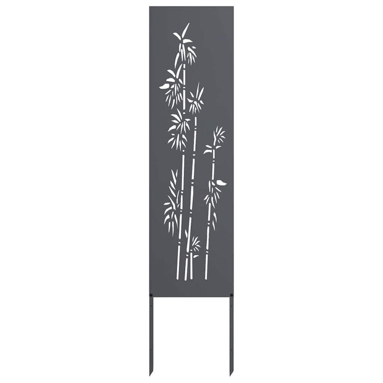 Vidaxxl brise-vue de jardin anthracite 32 x 140 cm acier laminé à froid