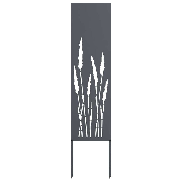 Vidaxxl brise-vue de jardin anthracite 32 x 140 cm acier laminé à froid