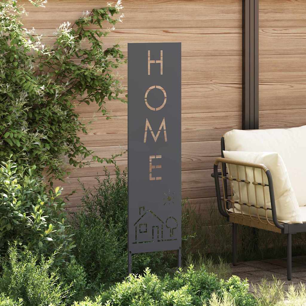 Vidaxxl brise-vue de jardin anthracite 32 x 140 cm acier laminé à froid