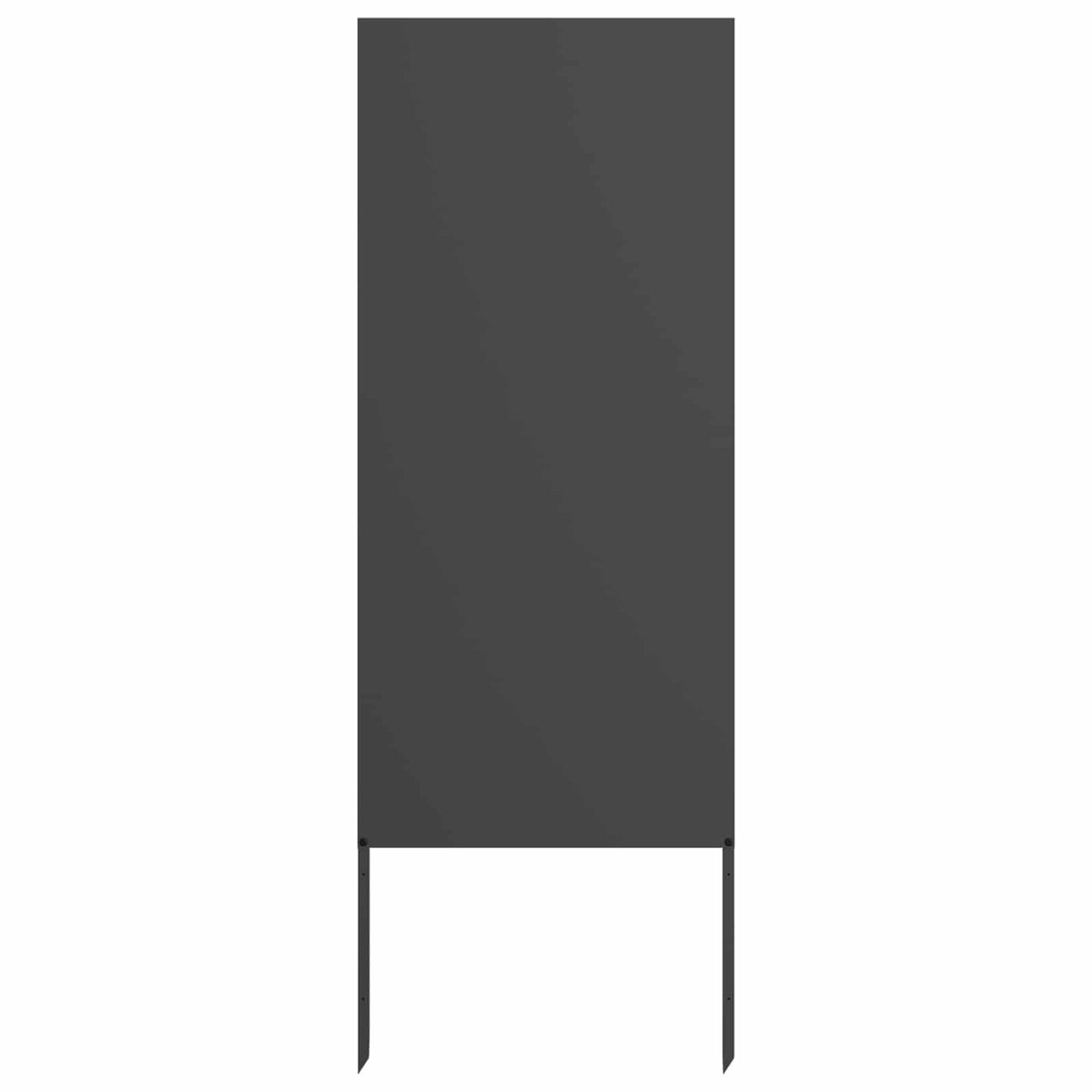 Vidaxxl brise-vue de jardin noir 50 x 140 cm acier laminé à froid