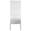 VidaXL brise-vue de jardin chantourné argent 50 x 140 cm acier inoxydable