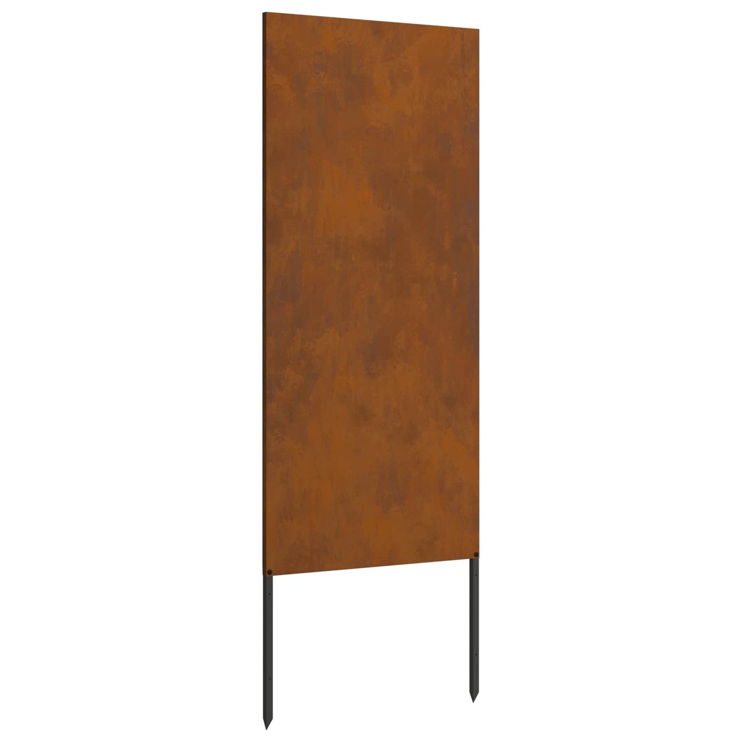 Vidaxxl brise-vue de jardin chantourné rouillé 50 x 140 cm acier corten