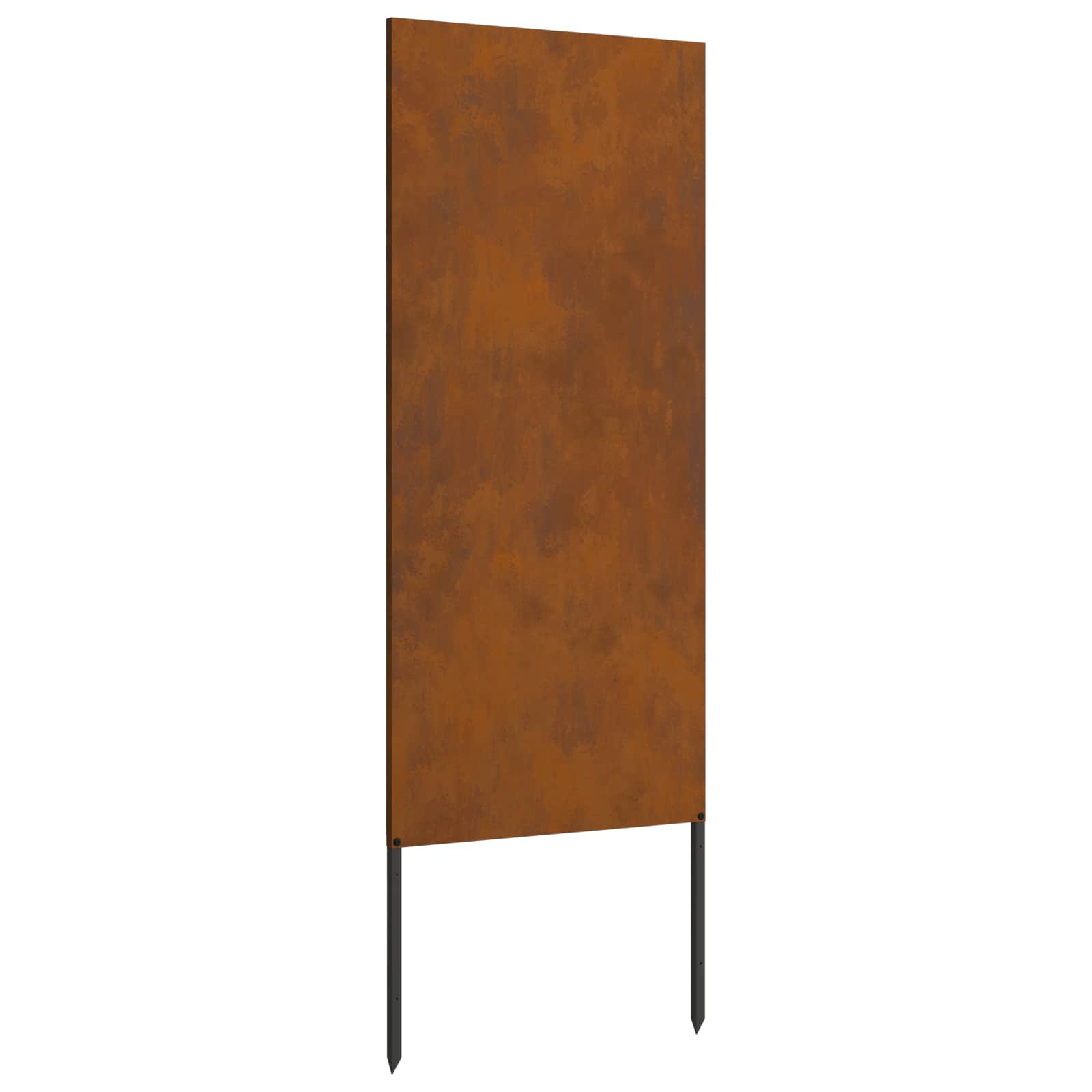 Vidaxxl brise-vue de jardin chantourné rouillé 50 x 140 cm acier corten
