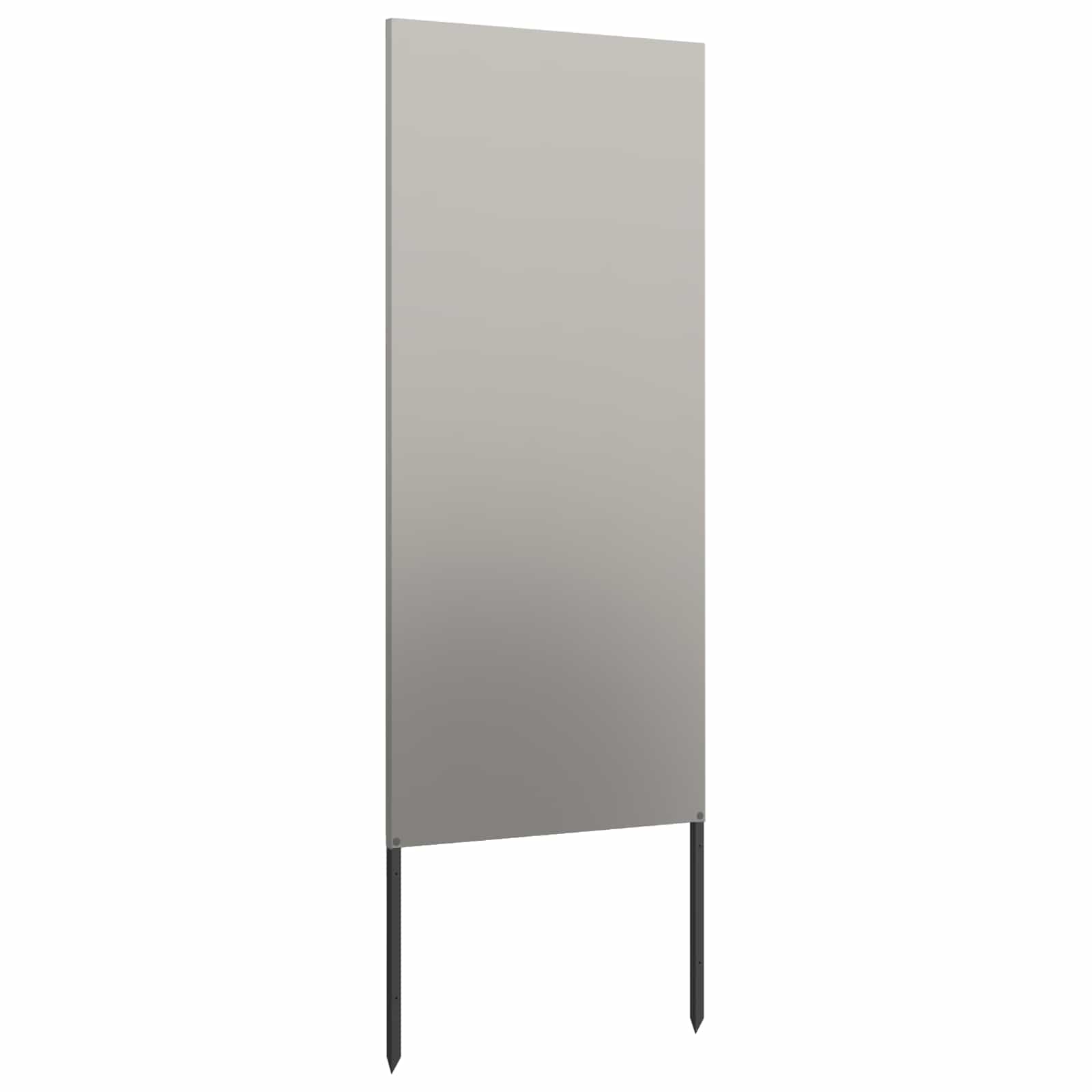 Vidaxxl brise-vue de jardin chantourné rouillé 50 x 140 cm acier corten
