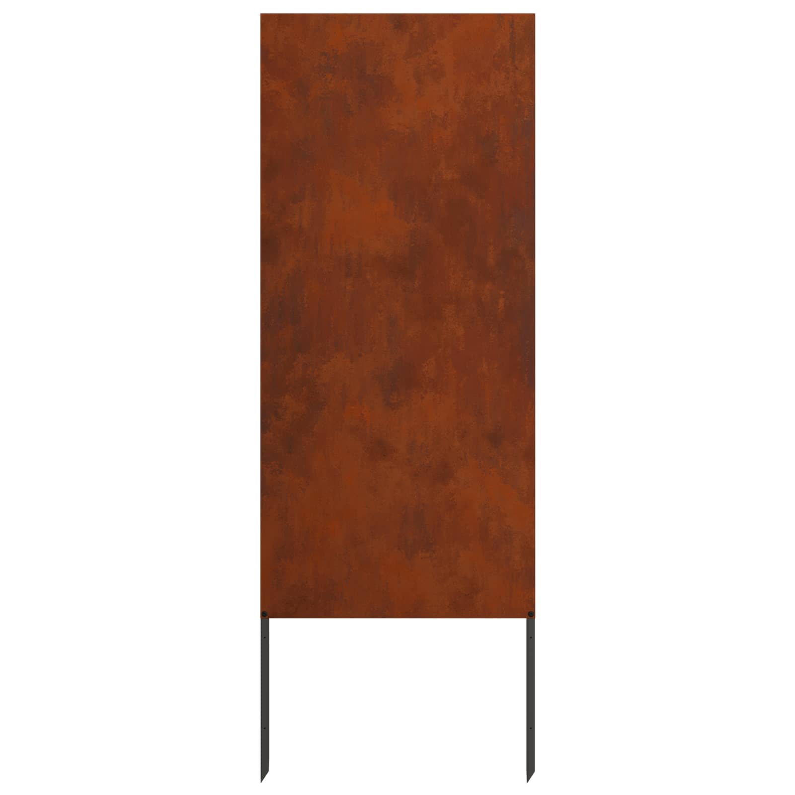 Vidaxxl brise-vue de jardin chantourné rouillé 50 x 140 cm acier corten