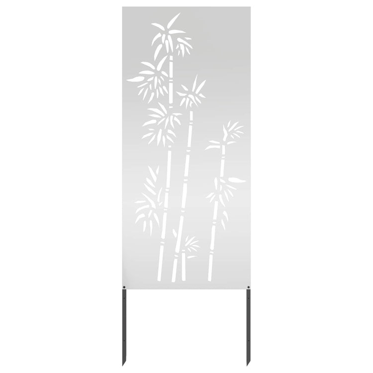Vidaxxl brise-vue de jardin argent 50 x 140 cm en acier galvanisé