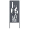 Vidaxxl brise-vue de jardin anthracite 50 x 140 cm acier laminé à froid