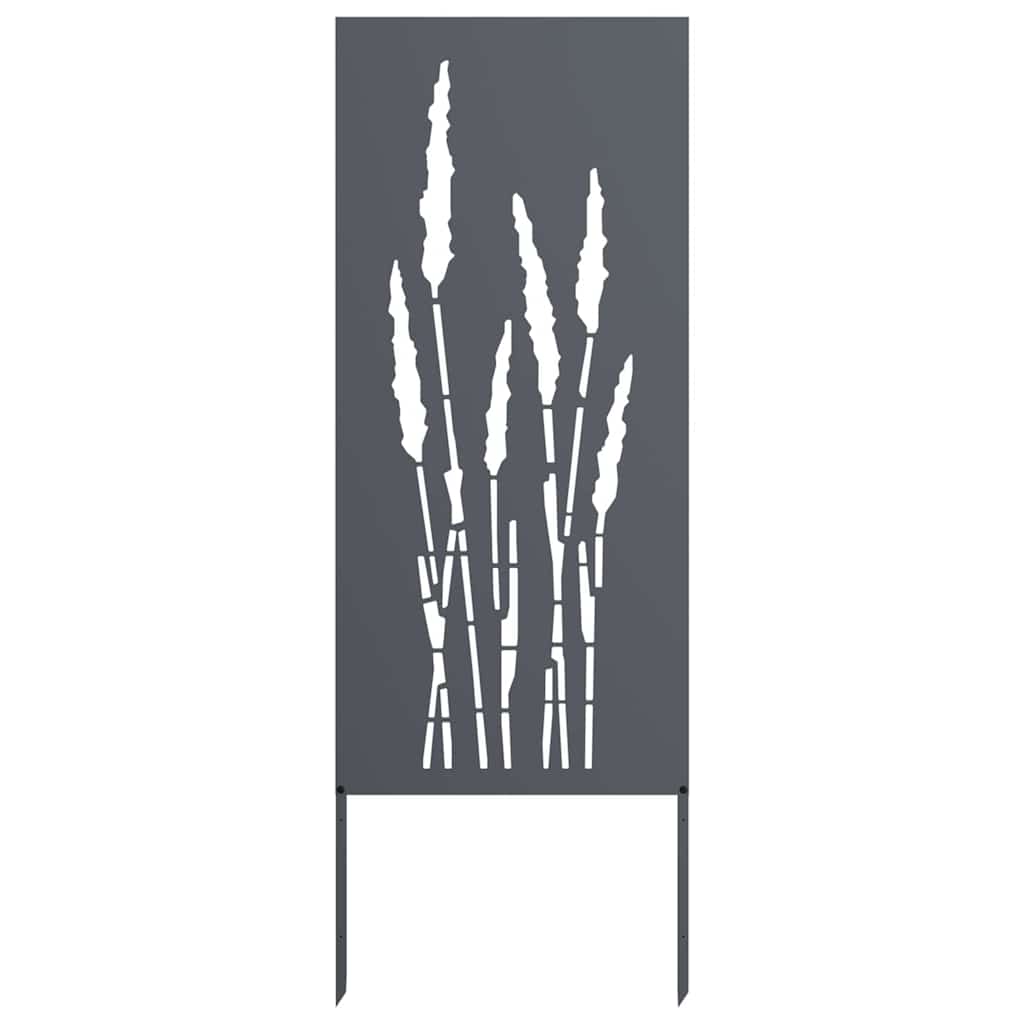 Vidaxxl brise-vue de jardin anthracite 50 x 140 cm acier laminé à froid
