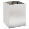 VidaXL pot de fleur de jardin acier inoxydable 32 x 32 x 40 cm acier inoxydable