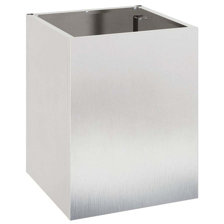 VidaXL pot de fleur de jardin acier inoxydable 32 x 32 x 40 cm acier inoxydable