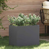 Vidaxl pot de fleur de jardin anthracite 50 x 32 x 40 cm acier laminé à froid