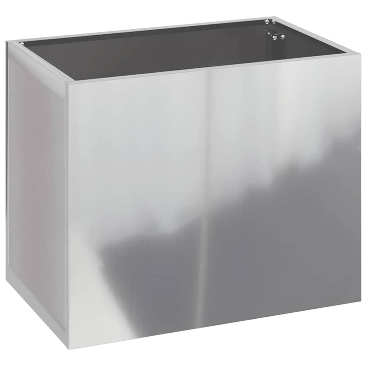 Pot de fleur de jardin Vidaxl acier galvanisé 50 x 32 x 40 cm