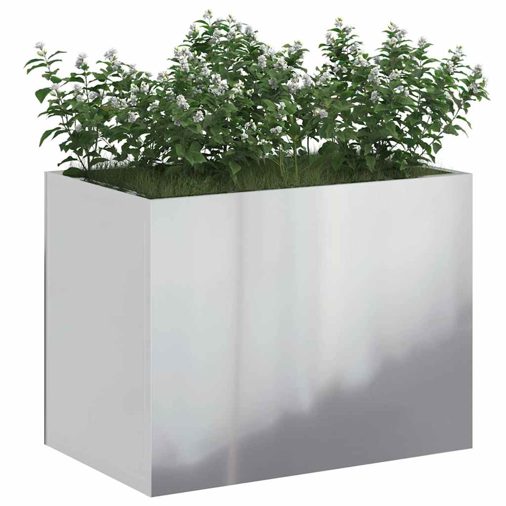 Pot de fleur de jardin Vidaxl acier galvanisé 50 x 32 x 40 cm