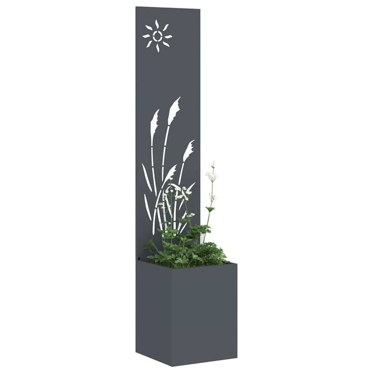 VidaXL brise-vue de jardin chantourné anthracite 50 x 32 x 150 cm