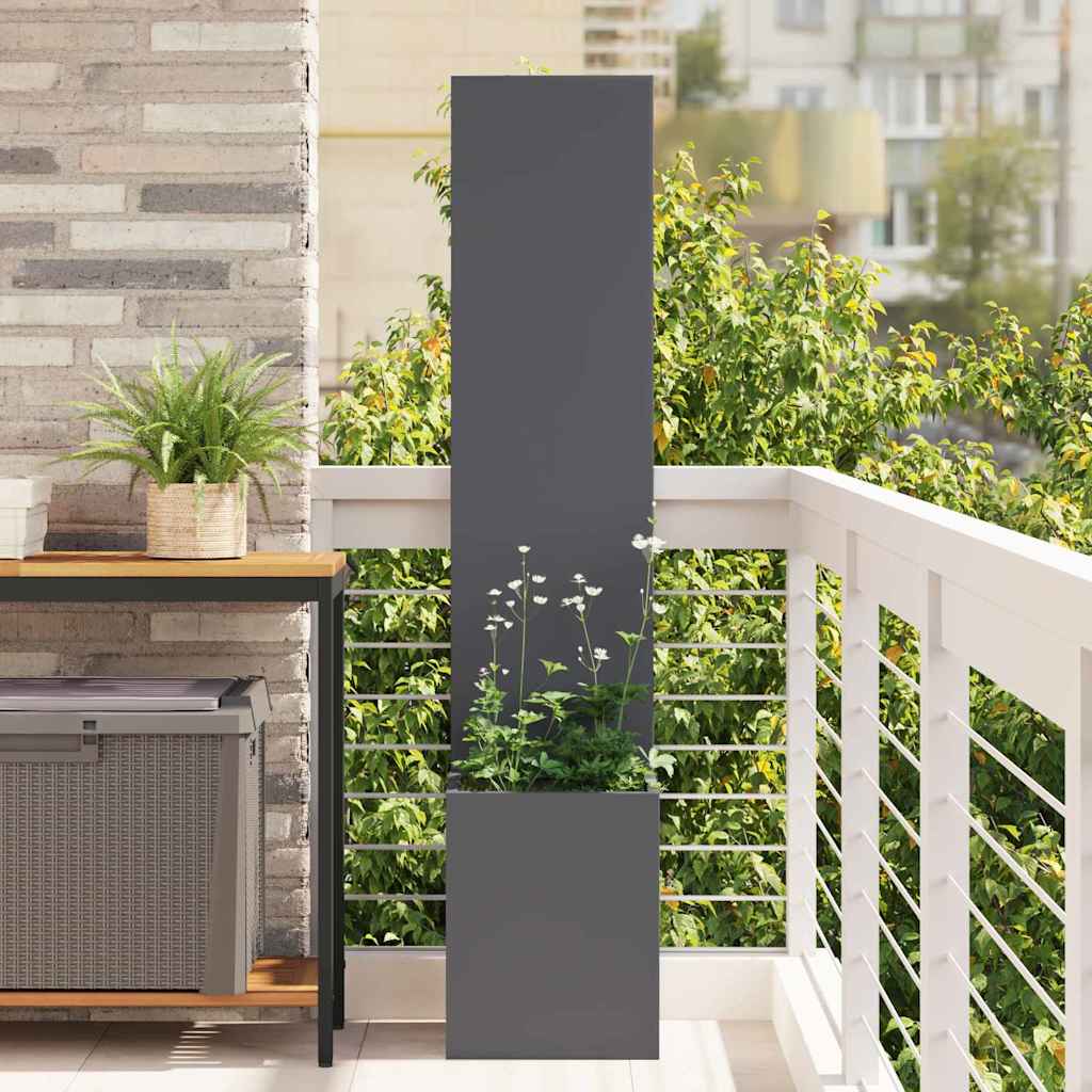 VidaXL brise-vue de jardin chantourné anthracite 32 x 32 x 150 cm