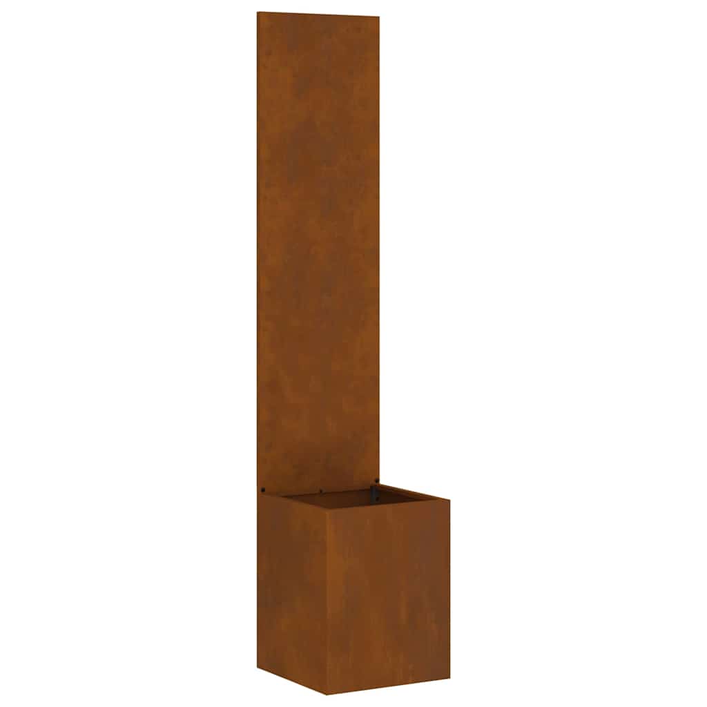 Vidaxl brise-vue de jardin rouillé 50 x 32 x 150 cm acier corten