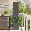 Vidaxxl brise-vue de jardin anthracite 32 x 140 cm acier laminé à froid