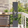VidaXL brise-vue de jardin imprimé animal anthracite 32 x 32 x 150 cm