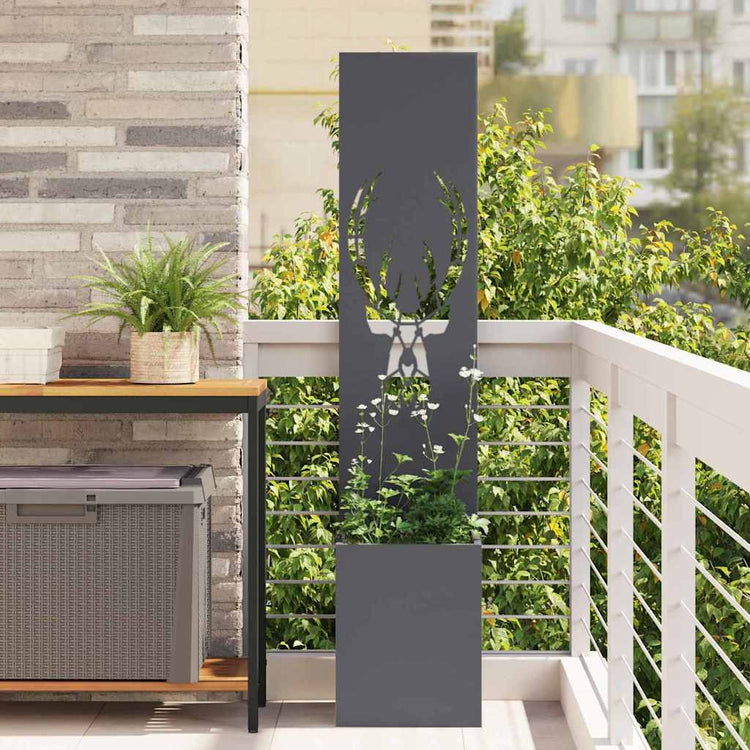 VidaXL brise-vue de jardin imprimé animal anthracite 32 x 32 x 150 cm