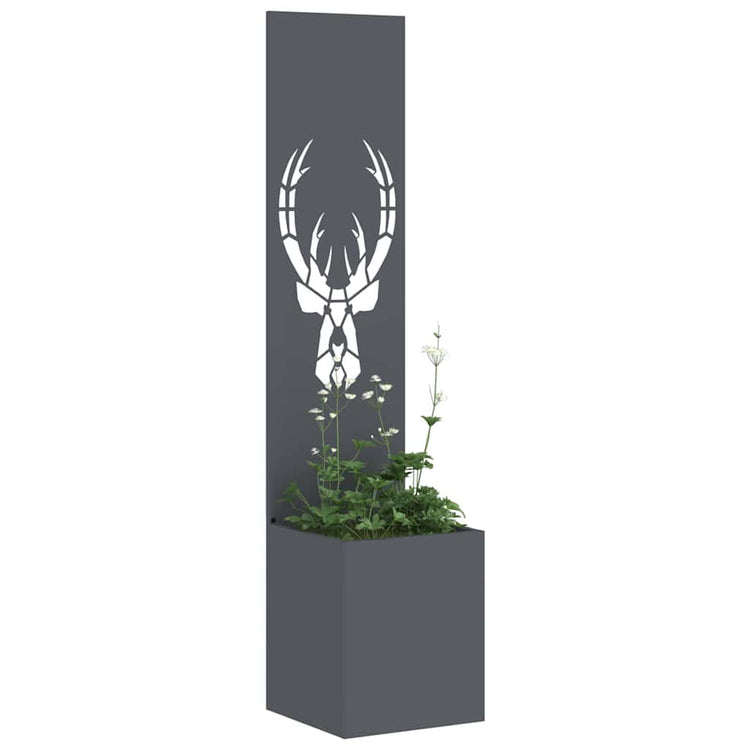 VidaXL brise-vue de jardin imprimé animal anthracite 32 x 32 x 150 cm