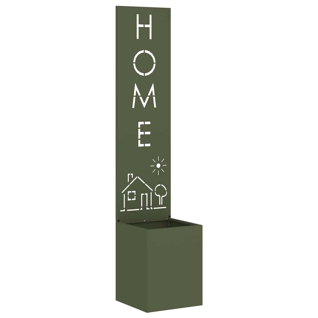 VidaXL brise-vue de jardin fretwork vert olive 32 x 32 x 150 cm