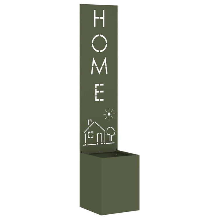 VidaXL brise-vue de jardin fretwork vert olive 32 x 32 x 150 cm