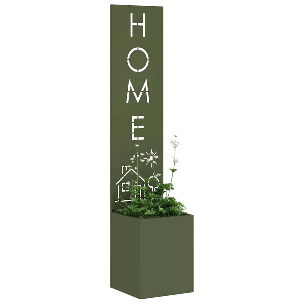 VidaXL brise-vue de jardin fretwork vert olive 32 x 32 x 150 cm