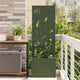 Vidaxxl brise-vue de jardin vert olive 50 x 140 cm acier laminé à froid