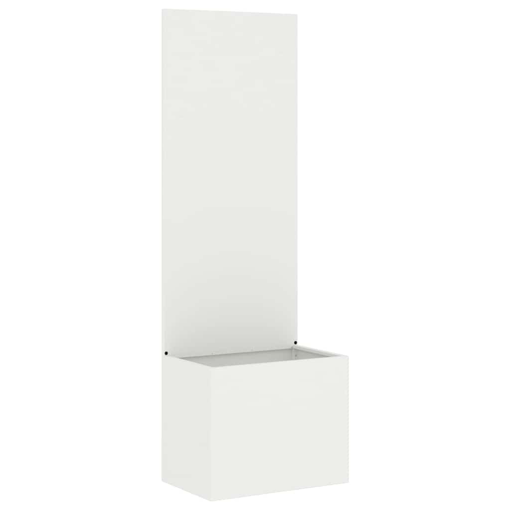 VidaXL brise-vue de jardin blanc 50 x 32 x 150 cm acier laminé à froid
