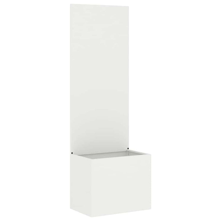 VidaXL brise-vue de jardin blanc 50 x 32 x 150 cm acier laminé à froid