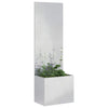 VidaXL brise-vue de jardin argent 50 x 32 x 150 cm acier inoxydable
