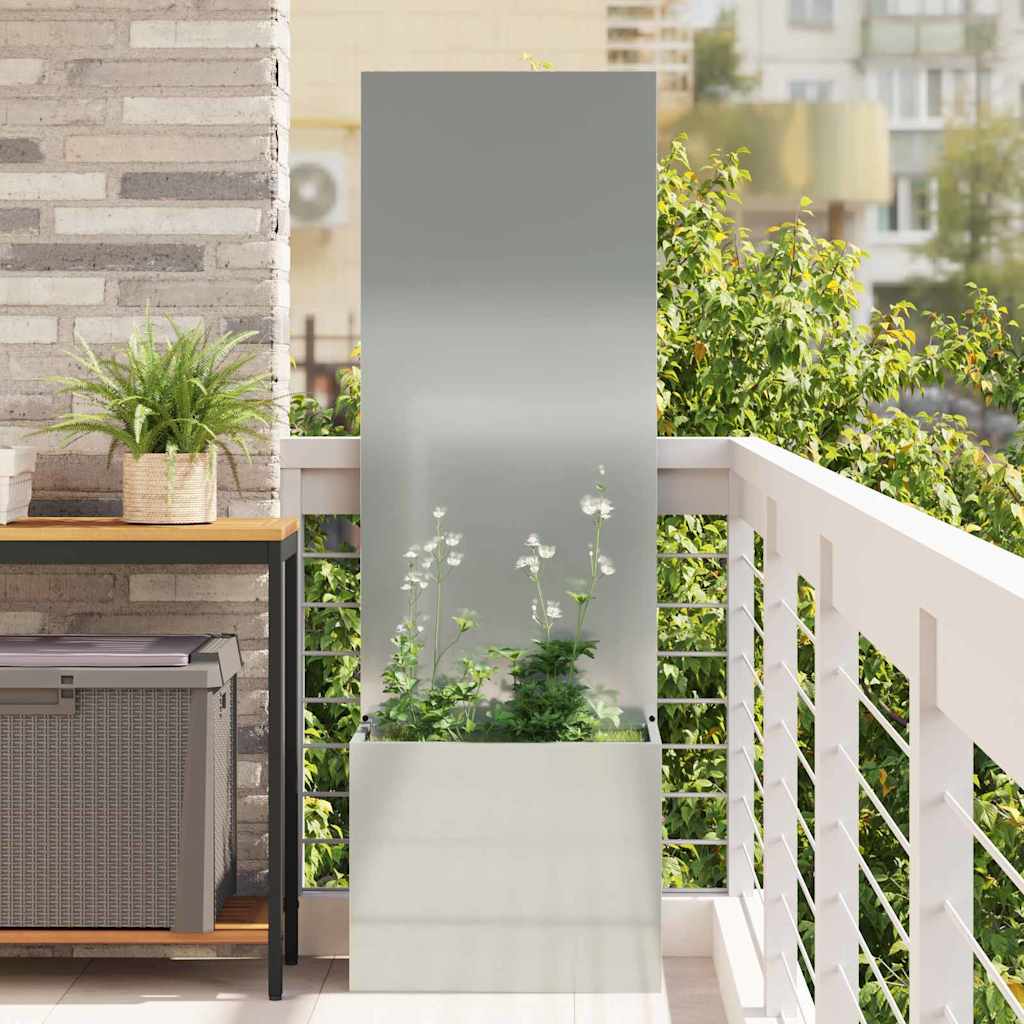 VidaXL brise-vue de jardin chantourné argent 50 x 32 x 150 cm