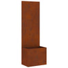 Vidaxl brise-vue de jardin rouillé 50 x 32 x 150 cm acier corten