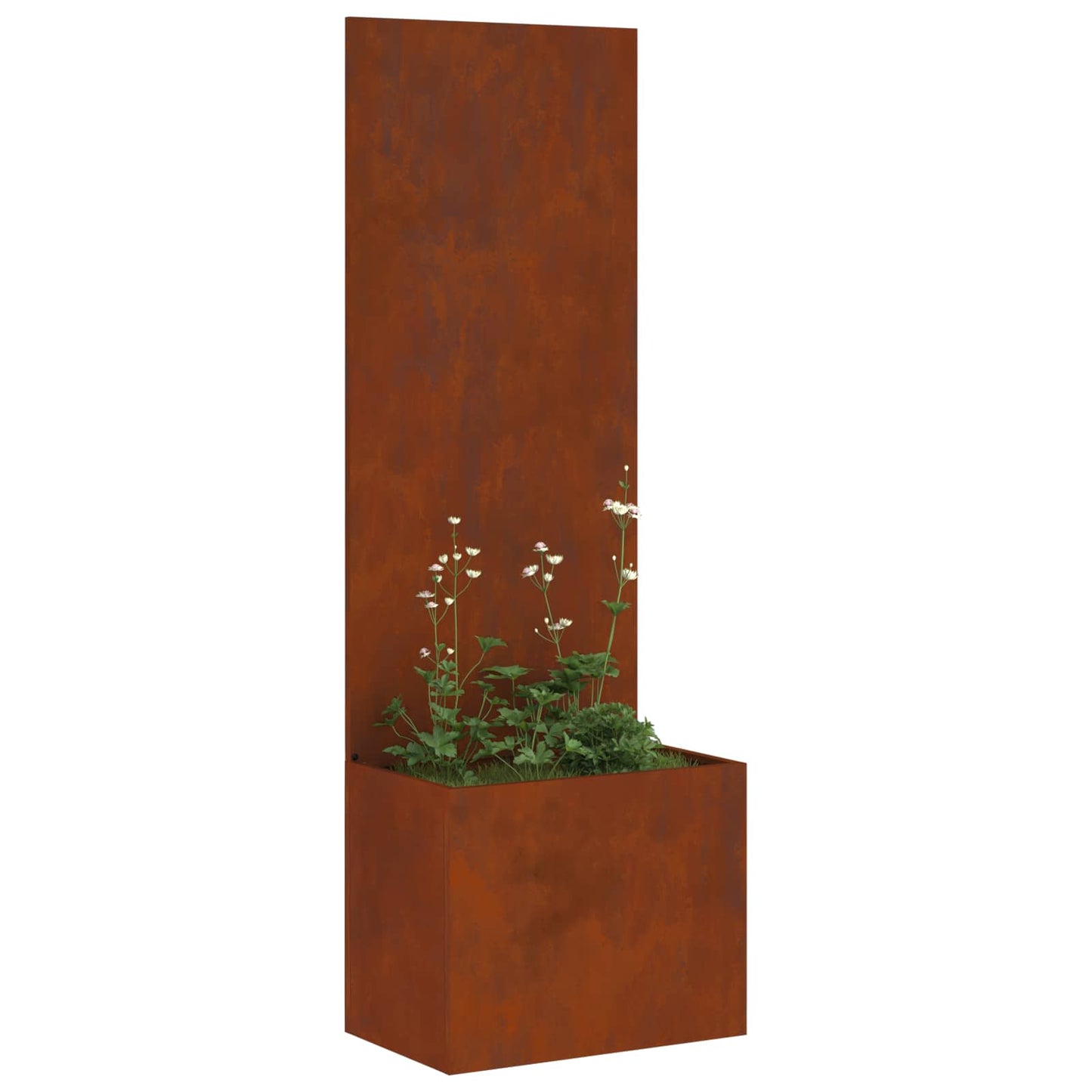 Vidaxl brise-vue de jardin rouillé 50 x 32 x 150 cm acier corten