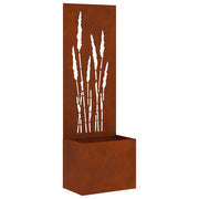 Vidaxxl brise-vue de jardin chantourné rouillé 50 x 140 cm acier corten - afbeelding 2