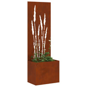 Vidaxxl brise-vue de jardin chantourné rouillé 50 x 140 cm acier corten - afbeelding 3