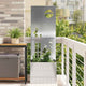 VidaXL brise-vue de jardin chantourné argent 50 x 32 x 150 cm