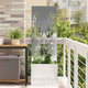 VidaXL brise-vue de jardin argent 50 x 140 cm en acier inoxydable