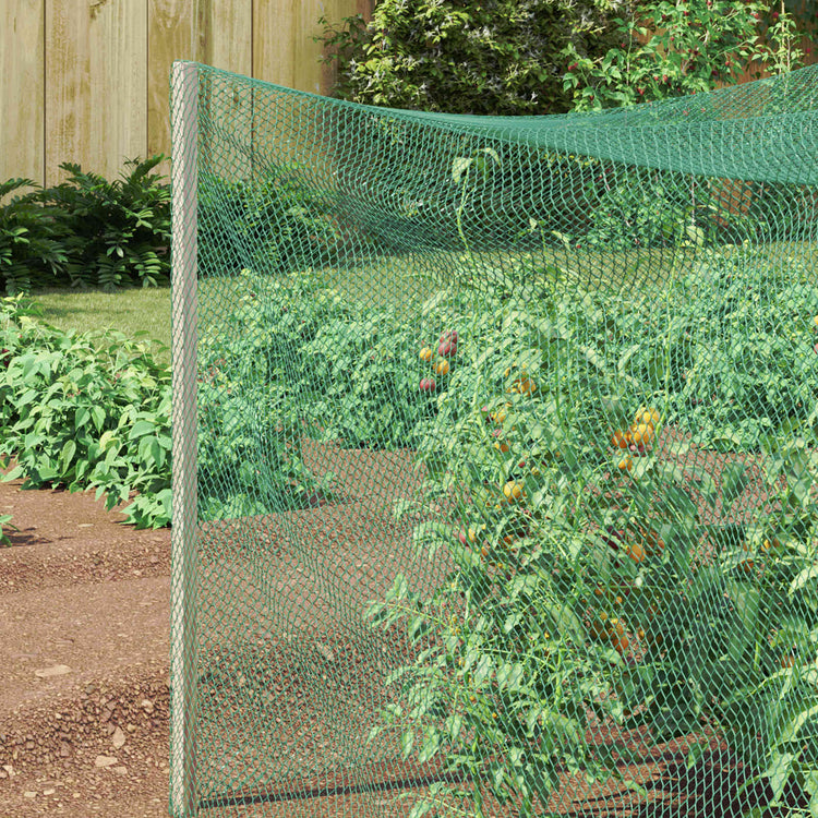Vidaxl filet de protection contre les oiseaux vert 4 x 5 m polyéthylène