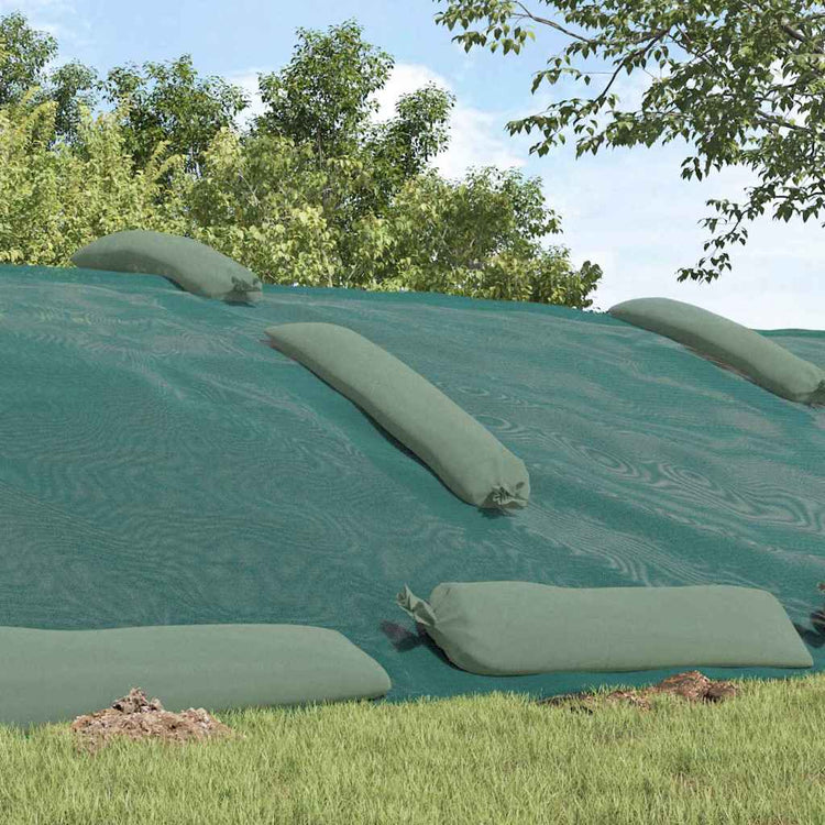 Vidaxx couverture de silo vert 12 x 5 m HDPE