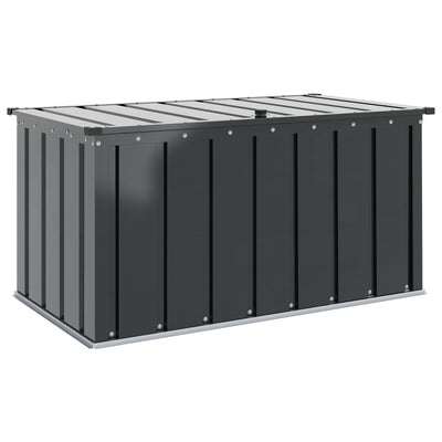 Vidaxxl boîte de rangement de jardin noir 101 x 56,5 x 50 cm acier