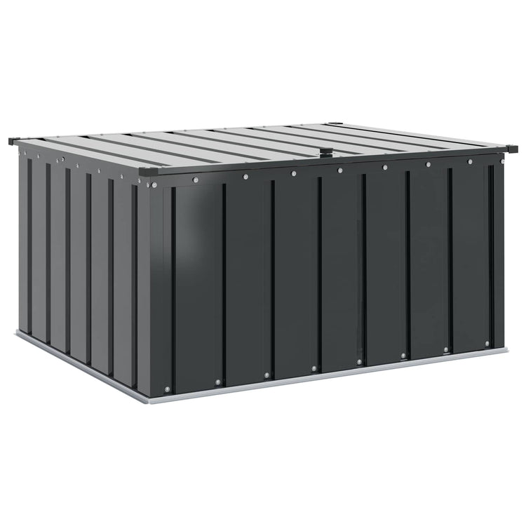 Vidaxxl boîte de rangement de jardin noir 101 x 82 x 50 cm acier