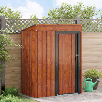 Vidaxx abris de jardin marron 137 x 81 x 180 cm métal