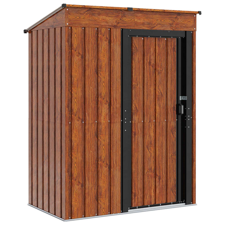Vidaxx abris de jardin marron 137 x 81 x 180 cm métal