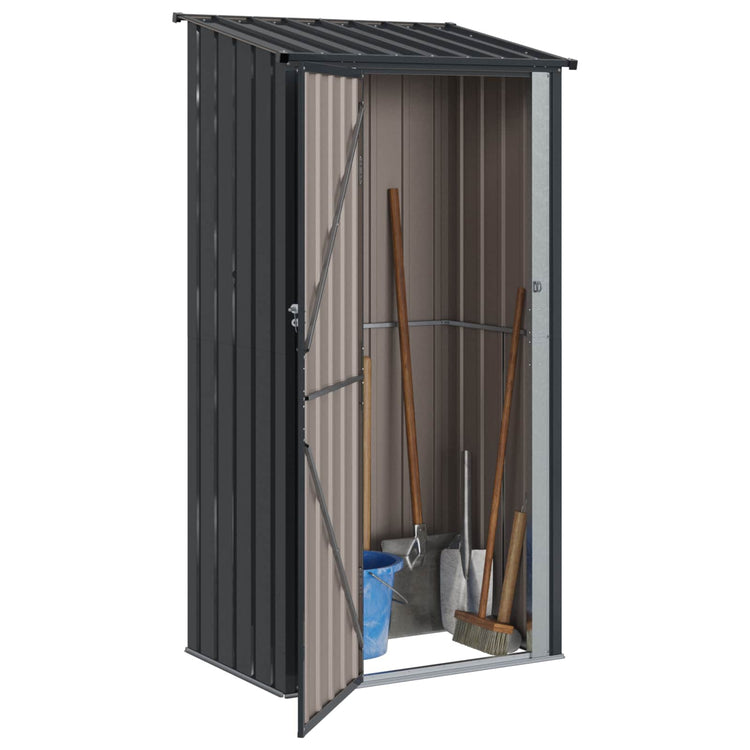 Vidaxl abris de jardin anthracite 103 x 74 x 200 cm métal