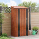 Vidaxx abris de jardin marron 103 x 74 x 200 cm métal
