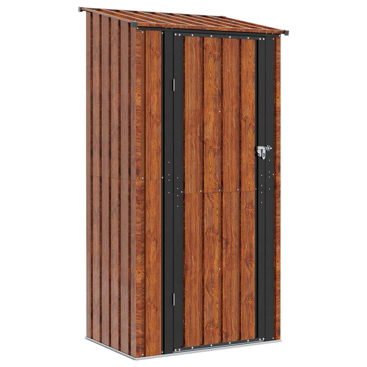 Vidaxx abris de jardin marron 103 x 74 x 200 cm métal