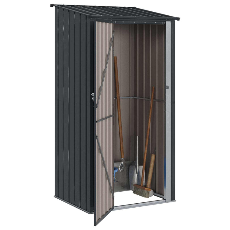 Vidaxl abris de jardin anthracite 103 x 86 x 200 cm métal