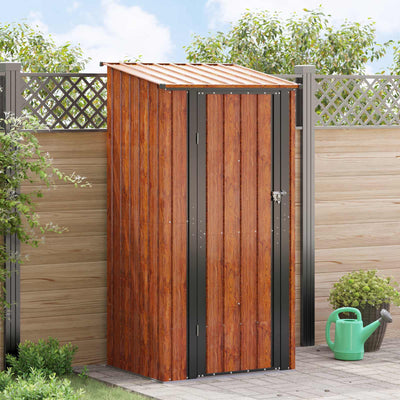 Vidaxx abris de jardin marron 103 x 86 x 200 cm métal